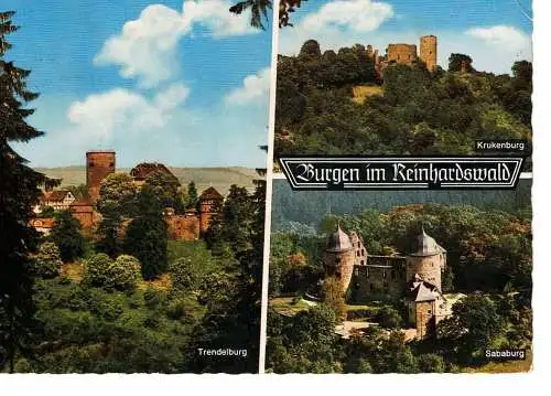 Ansichtskarte Burgen im Reinhardswald - gelaufen 1969