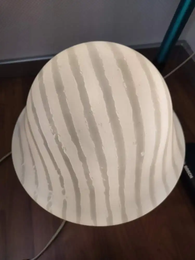 Peill & Putzler Germany - Glaslampe - Pilzlampe - Mushroom - 60er / 70er 4