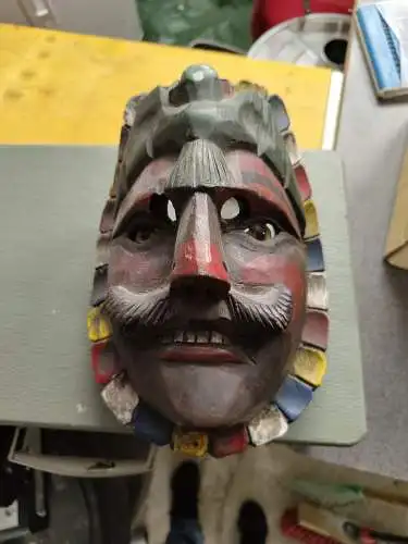 Vintage Guatemalen Maske Quetzal-Vogel-Maske