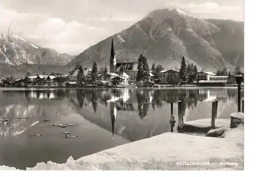 Ansichtskarte Rottach-Egern mit Wallberg - gelaufen 1969