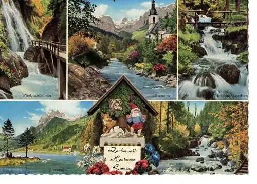 Ansichtskarte  Zauberwald Hintersee Ramsau - nicht gelaufen 