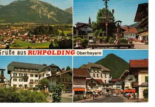 Ansichtskarte Ruhpolding - Obb. Bayrische Alpen - gelaufen 