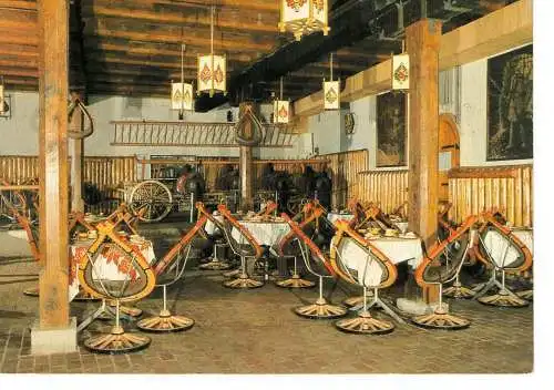 Ansichtskarte Ranis (Kr. Pößneck) - Burg - HO-Gaststätte "Ritterstall" - nicht gelaufen 