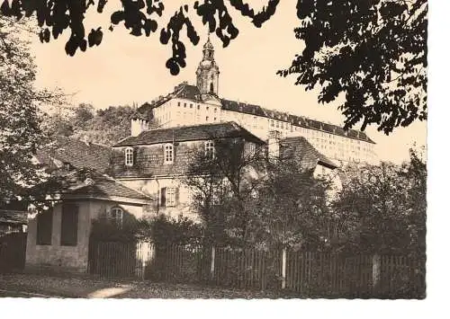 Ansichtskarte Rudolstadt - mit Treffhaus von Goethe und Schiller - nicht gelaufen 
