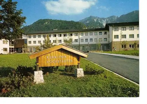 Ansichtskarte Kurklinik Hochstaufen der Bundesversicherungsanstalt für Angestellte - Bayerisch Gmain - gelaufen 1988