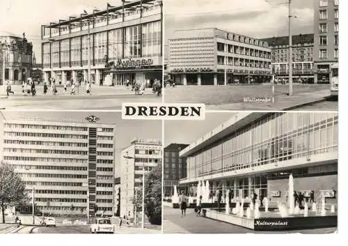 Ansichtskarte Dresden - gelaufen 1971