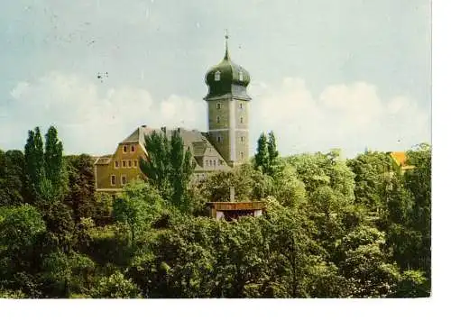 Ansichtskarte Delitzsch - Schloß - gelaufen 1968