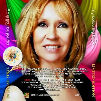 Agnetha Fältskog - My colouring book - splashed/splattered vinyl