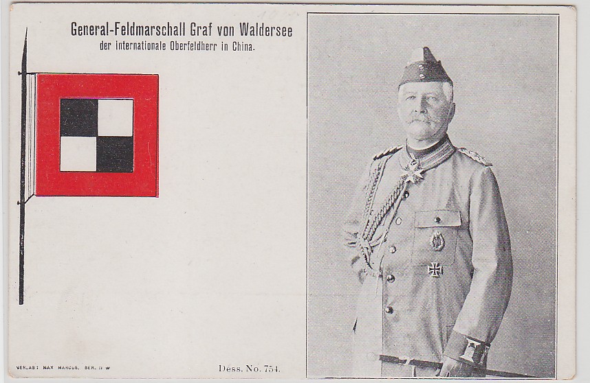42917 Ak Graf v. Waldersee Oberfeldherr in China um 1902 Nr. 42917
