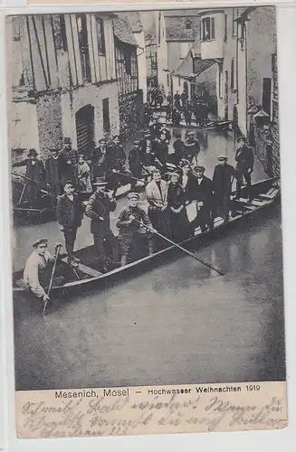 65731 Ak Mesenich Mosel Hochwasser Weihnachten 1919