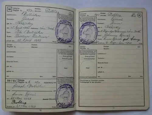 Mon passeport ancêtre Bautzen vers 1940 Reimer Nachf. Kuhn RNK Verlag Berlin (134617)