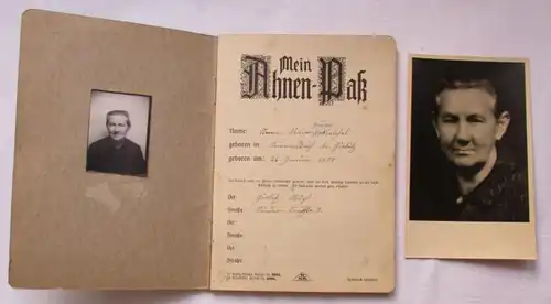 Mon passeport ancêtre Görlitz 1938 Reimer Nachf. Kuhn RNK Verlag Berlin (153147)