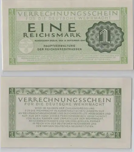 1 Reichsmark Verrechnungsschein für die deutsche Wehrmacht 1944 Ro. 511 (149091)