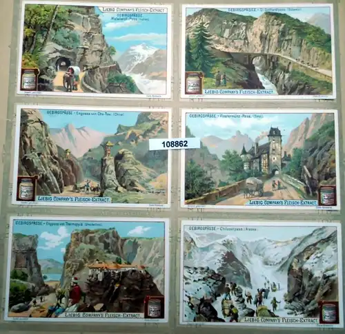 Liebig's Fleisch-Extract Série d'images: Ponts de montagne (Arnold n° 496, Sanguinetti n ° 678)