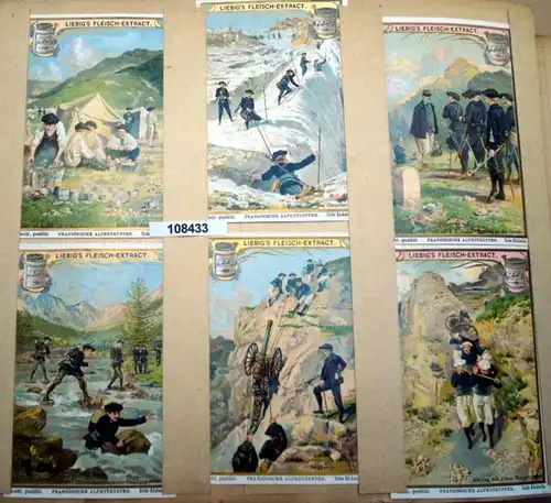 Liebig's Fleisch-Extract Bildserie: Französische Alpentruppen (Arnold Nr. 558, Sanguinetti Nr. 738)
