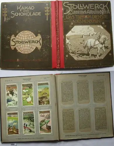 Stollwerck Collection Album No. 11. L'animal au service de l'homme. Série 452 - 475
