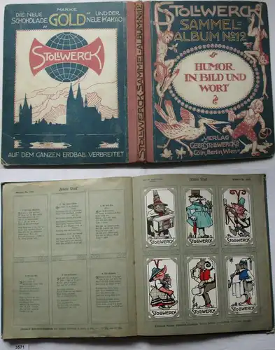 Stollwerck Sammel-Album No. 12. Humor in Bild und Wort I. Serie 476 - 499