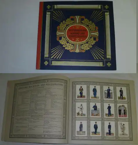 Uniformen der Marine und Schutztruppen - Anhang zur Bildersammlung Uniformen der alten Armee