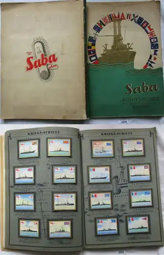 Saba Photos de navires II. série: avec pavillons spéciaux