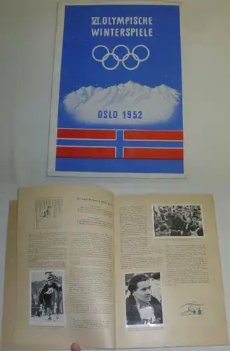 Jeux olympiques 1952, volume 2: VI Jeu olympique d'hiver Oslo 1952