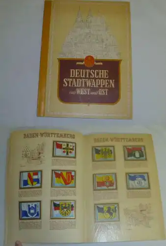 Les armoiries allemandes de la ville d'Est et d 'Ouest