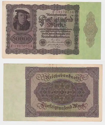 Reichsbanknote 50.000 Mark