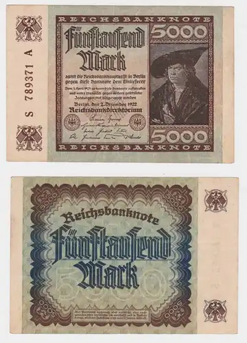 Reichsbanknote 5000 Mark