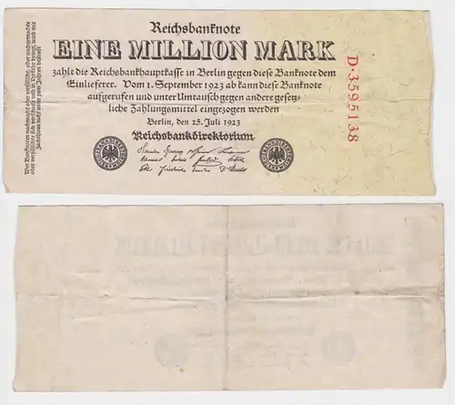 Reichsbanknote 1 Million Mark