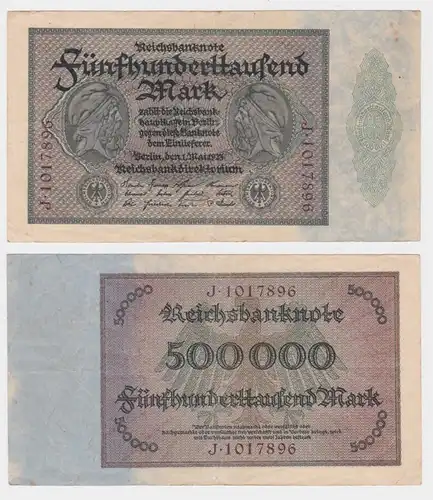 Reichsbanknote 500.000 Mark
