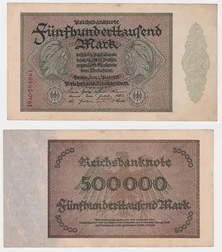 Reichsbanknote 500 000 marks