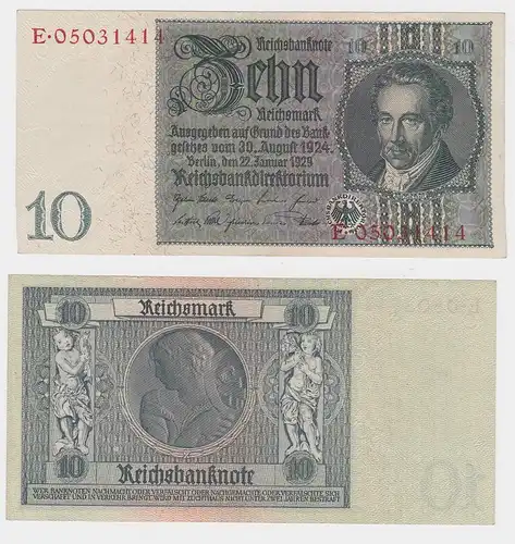 Reichsbanknote 10 Reismark
