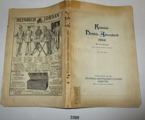 Kolonial-Handels-Adressbuch 1904 (8. Jahrgang)