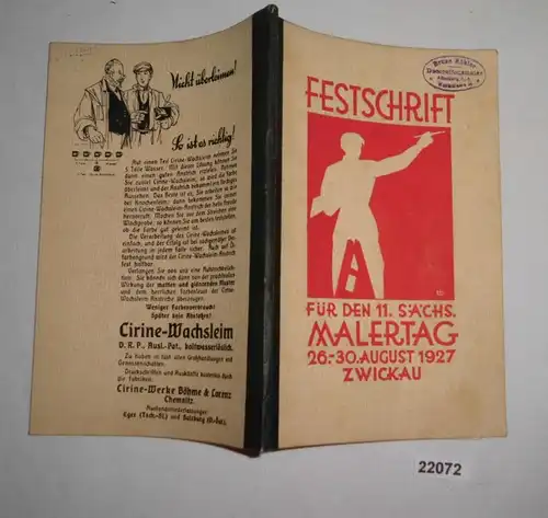 Festschrift für den 11. Sächsischen Malertag 26.-30. August 1927 Zwickau