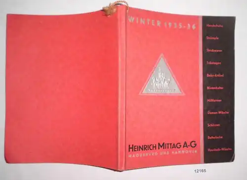 Katalog Winter 1935-36 - Heinrich Mittag AG Magdeburg und Hannover