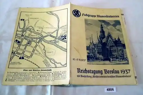 Fachgruppe Blumenbindereien Reichstagung Breslau 1937 mit Ausstellung "Meisterarbeiten deutscher Blumenbinderei"