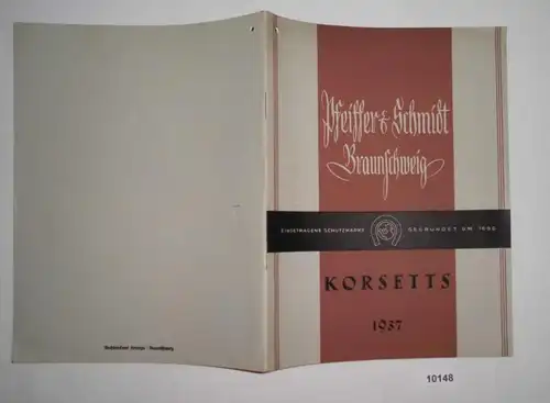Pfeiffer & Schmidt Braunschweig - Korsetts Sommer 1936