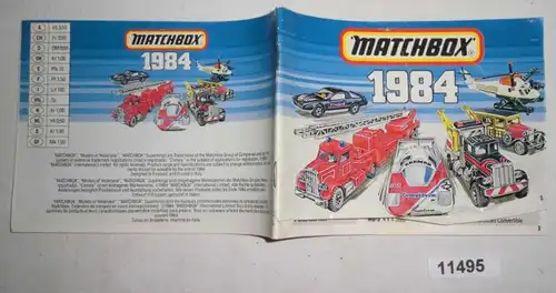 Matchbox 1984 (Katalog)
