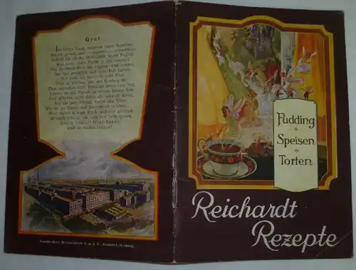 Ausgewählte Reichardt Rezepte für Puddings, Speisen, Torten