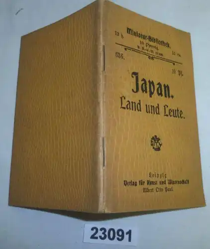 Bibliothèque miniature n° 636 - Japon Pays et personnes.