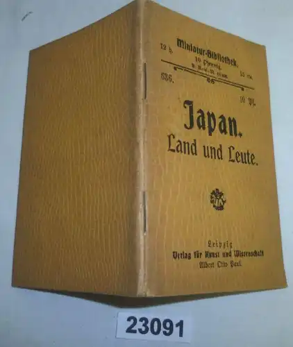 Miniatur Bibliothek Nr. 636 - Japan Land und Leute.