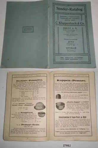 Sonder - Katalog Gummiwaren - Fabrikniederlage Fachgeschäft und Versandhaus sanitärer Artikel - C. Klappenbach & Co.