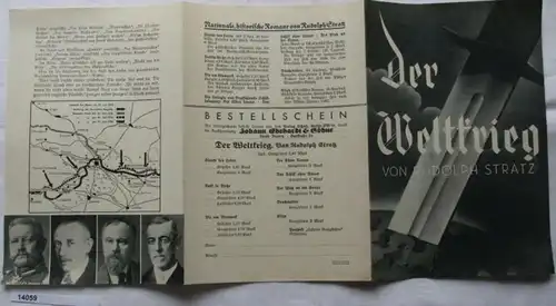 Brochures publicitaires de la guerre mondiale.