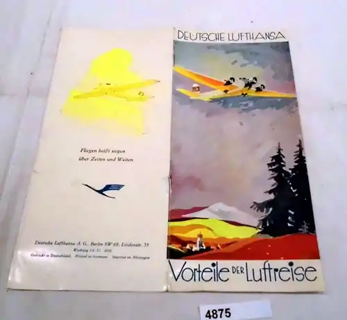 Deutsche Lufthansa - Avantages du voyage aérien.