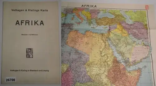 Velhagen et Klasing Carte Afrique