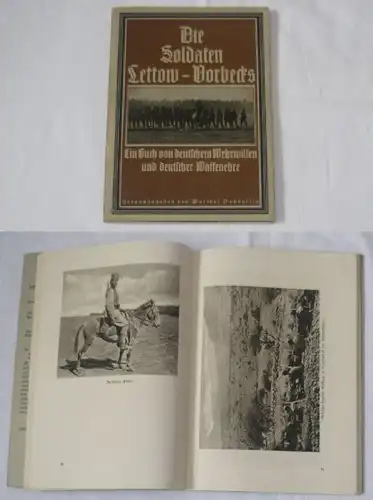 Les soldats Lettow-Vorbecks - Un livre de la volonté de l'armée allemande et de son honneur