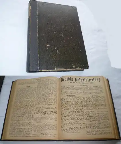 Journal colonial allemand lié 1888-1890