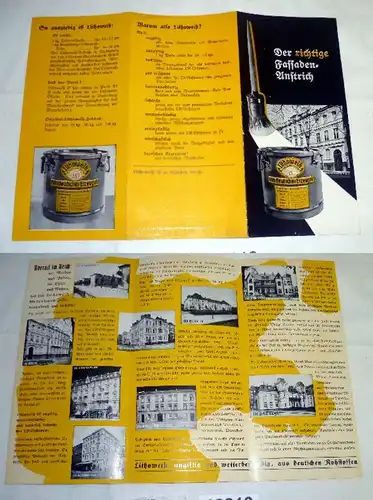 Publicité / Publicité Brochure Lithoweiss "La bonne peinture de façade"