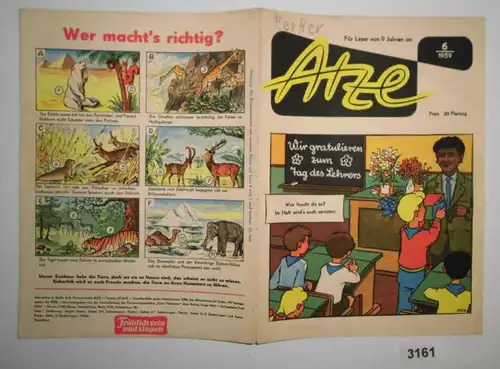 Atze Heft 6 von 1959