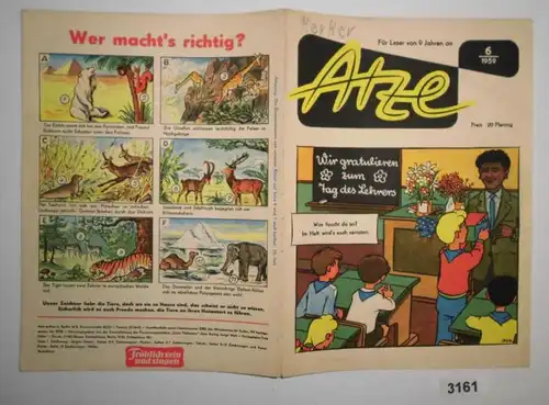 Atze, numéro 6 de 1959. .