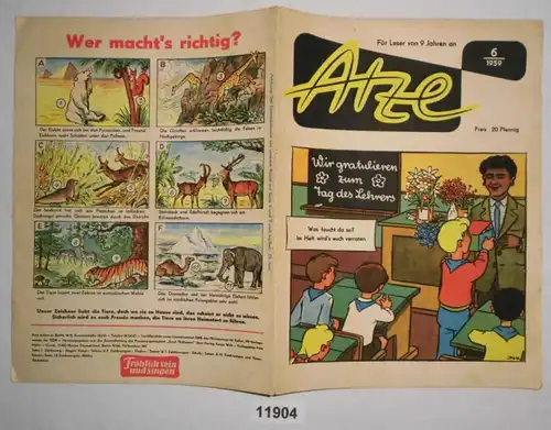 Atze, numéro 6 de 1959. .